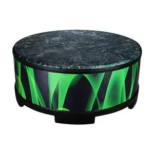 Remo Green and Clean Gathering Drum – 18″ Diameter Skyndeep Black Fiberskyn, 8″ Depth