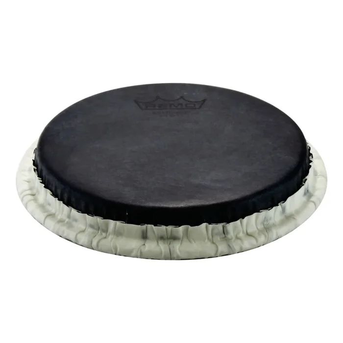 Remo Tucked Skyndeep Bongo Drumhead – Black Calfskin Graphic 7.15″