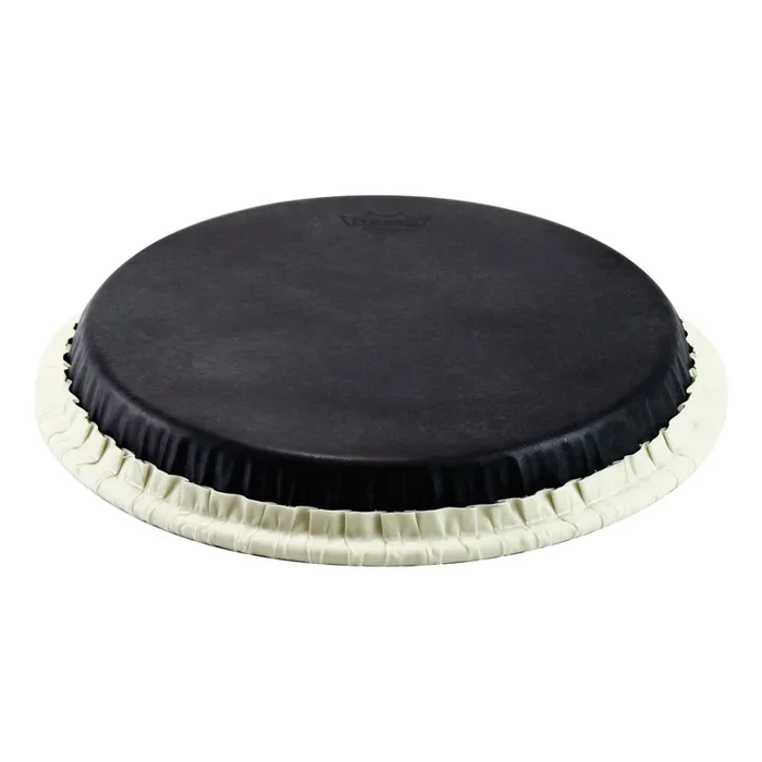Remo Tucked Skyndeep Conga Drumhead – Black Calfskin Graphic 11.06″