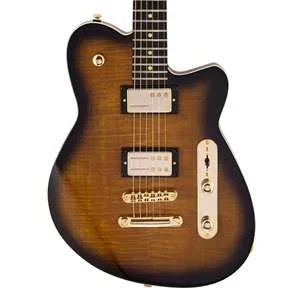 Reverend Charger RA – Transparent Coffee Burst Flame Maple with Rosewood Fingerboard
