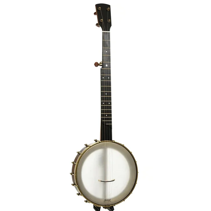 Rickard 11″ Walnut Dobson Openback Banjo & Case with Cyclone Tuners