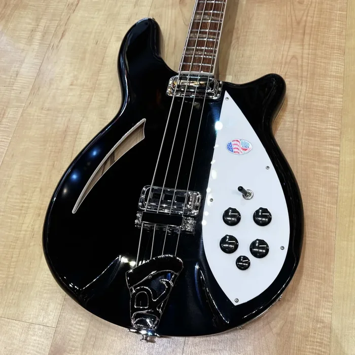 Rickenbacker 4005V Hollow-Body Bass JetGlo Black