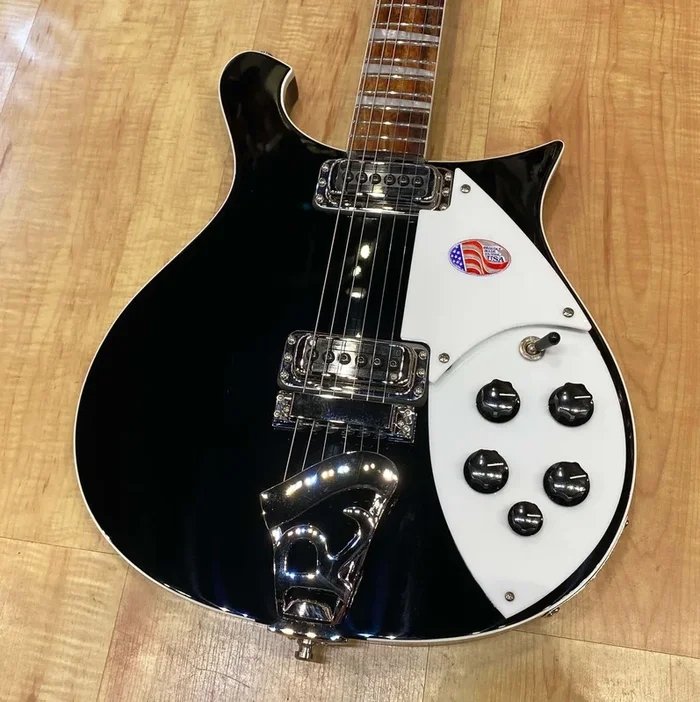 Rickenbacker 620 6-String Solid Body Electric Guitar JetGlo (Black)