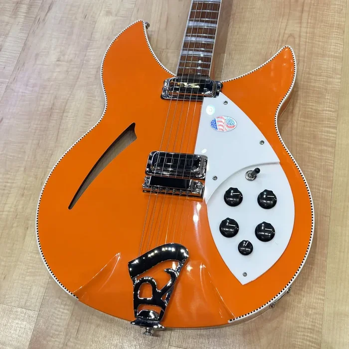 Rickenbacker Fab Gear 2025 Limited Edition 60’s Style 360 Model Electric Guitar (OrangeGlo)