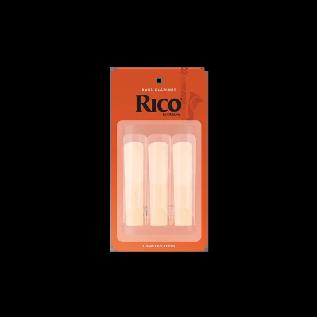 Rico by D’Addario Bass Clarinet Reeds, Strength 1.5, 3-Pack