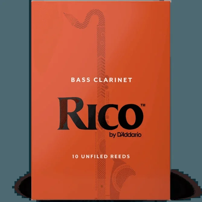 RICO REA1020 #2 Bass Clarinet Reeds, Box of 10