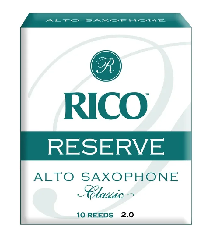 Rico Reserve Classic Alto Sax, Strength 2.0, 10-pack