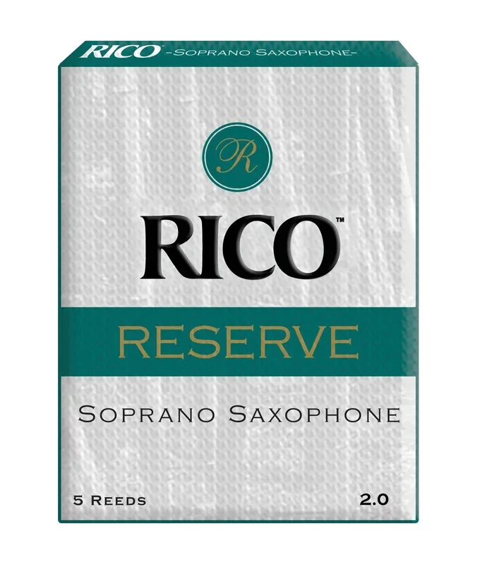 Rico Reserve Soprano Sax Reeds, Strength 2.0, 5-pack