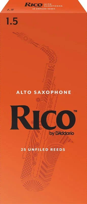 Rico Soprano Sax Reeds, Strength 1.5, 25-pack