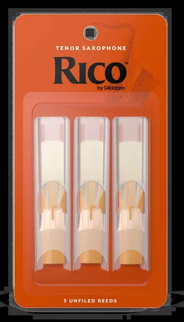 Rico Tenor Saxophone Reeds, 3-Pack