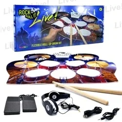 Rock and Roll It Live! – Flexible Roll-Up Drum Kit
