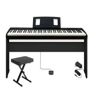 Roland FP-30X Home Keyboard Bundle – 88-Key Weighted Action Digital Piano with Furniture Stand and Adjustable Bench