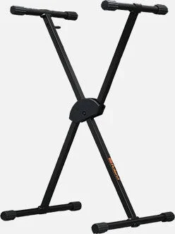 ROLAND KS-10X Keyboard Stand – X-Frame Design, Single Braced, Height Adjustable, Portable Support for Keyboards