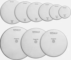 ROLAND MH2-16 Powerply Dual-Ply 16″ Mesh Head for V-Drums – Enhanced Playability & Durability