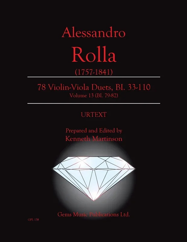 Rolla: Violin-Viola Duets – Volume 13 (BI. 79-82)