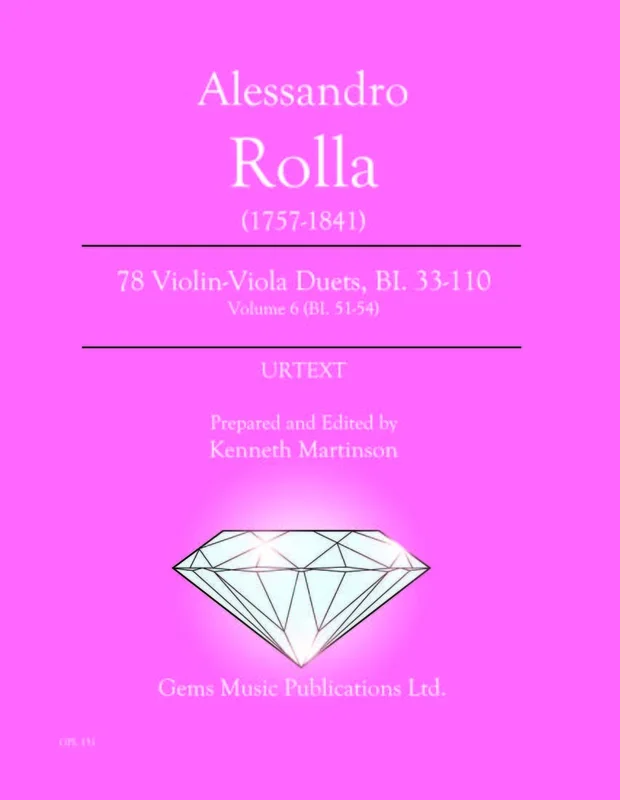 Rolla: Violin-Viola Duets – Volume 6 (BI. 51-54)