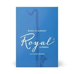 Royal by D’Addario Bass Clarinet Reeds – Strength 3, Box of 10