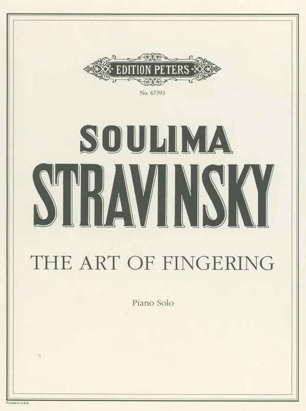 S. Stravinsky: The Art of Fingering