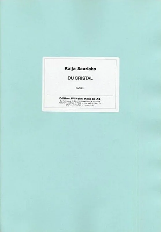 Saariaho Du Cristal Score