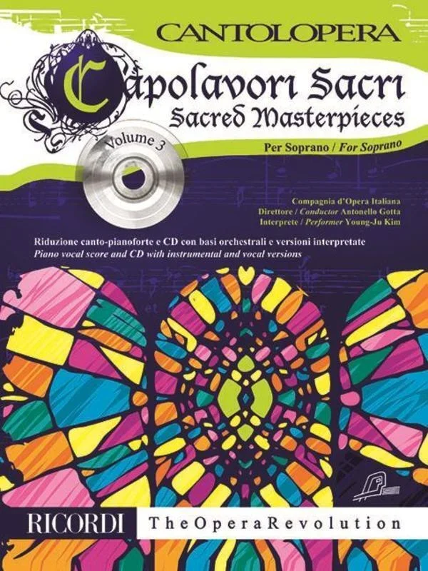 Sacred Masterpieces For Soprano Vol 3 Softcover Book/CD
