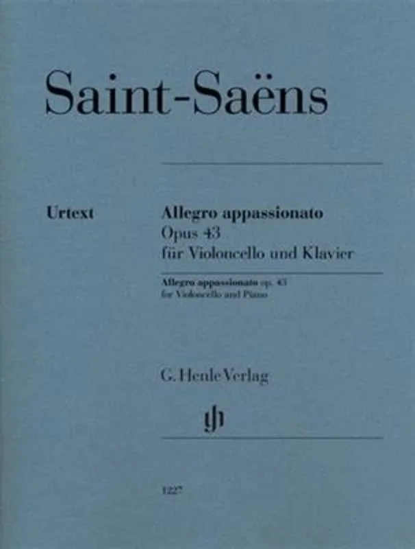 Saint-Saëns: Allegro appassionato op. 43 for Cello & Piano