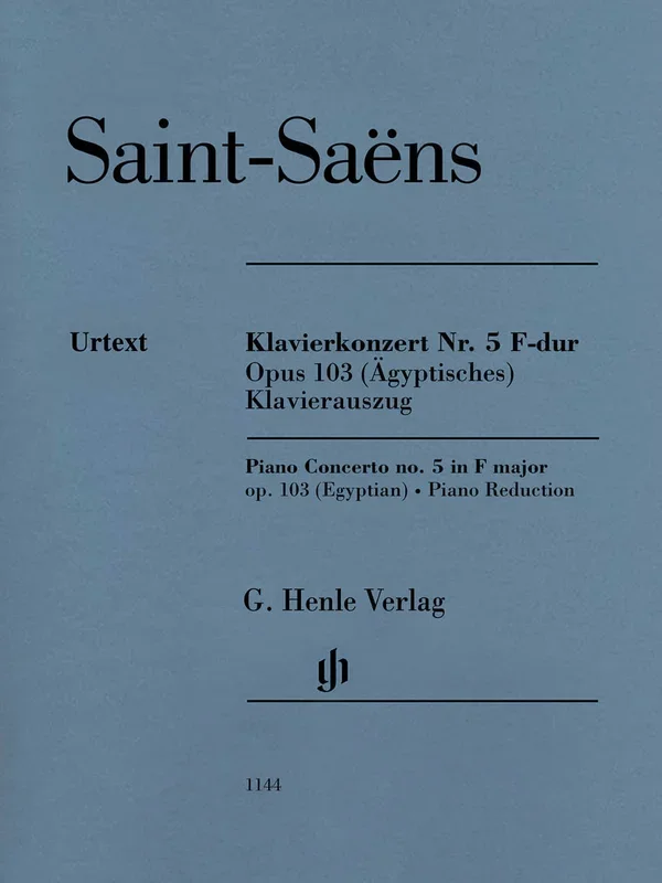 Saint-Saëns: Piano Concerto No. 5 in F Major, Op. 103 ( “Egyptian “)