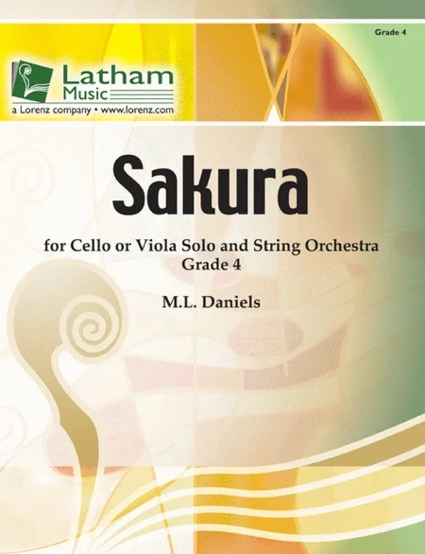 Sakura Solo Cello Or Viola And So4 Score/Parts Book