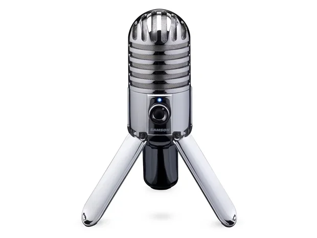 Samson Audio : Meteor Mic: 1″ Diaphram USB Cndnser Mic w/ H/P