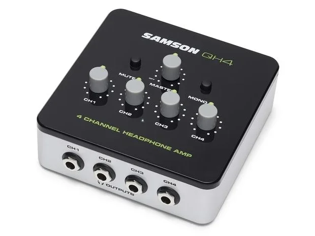 Samson Audio : QH4 Samson 4 Channel Headphone Amp