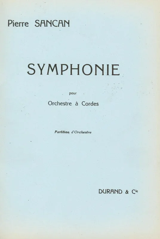 Sancan: Symphony for Strings