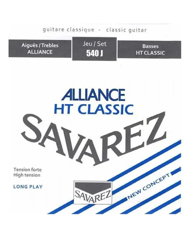 Savarez 540J Alliance Classical Guitar Strings, High Tension