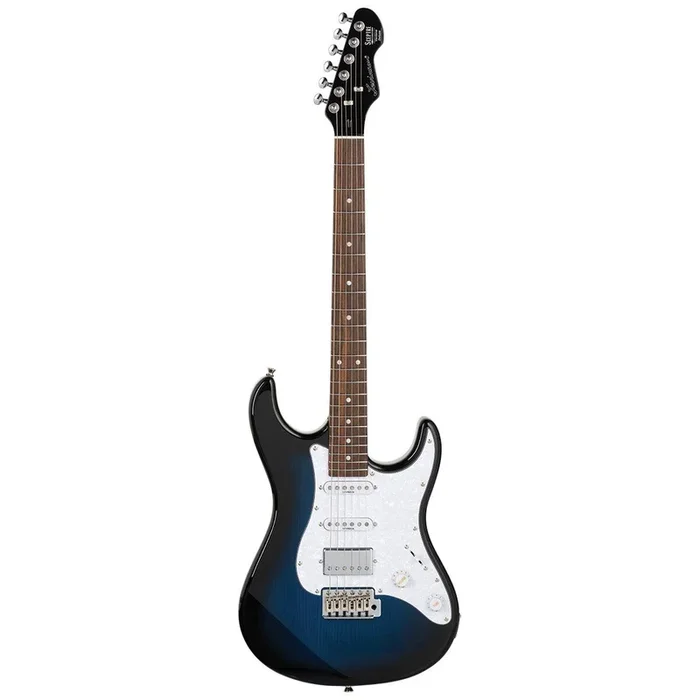 Sceptre Ventana Deluxe HSS Electric Guitar Ocean Blue with Indian Laurel Board