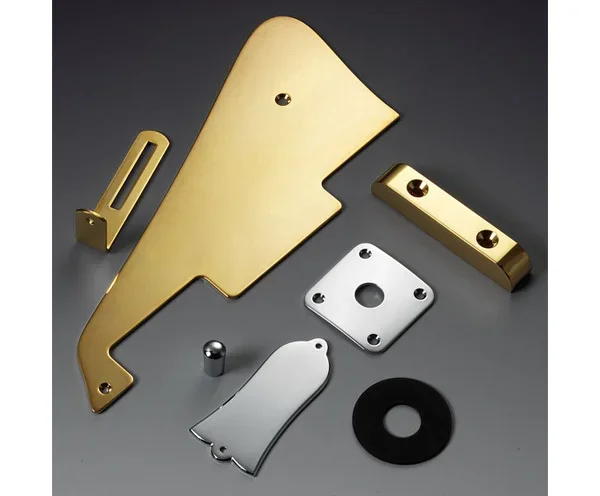 Schaller Guitar Toggle Switch Plate Gold 155-15200500