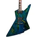 Schecter Guitar Research E-1 Electro-Resin Electric Guitar Transparent Blue
