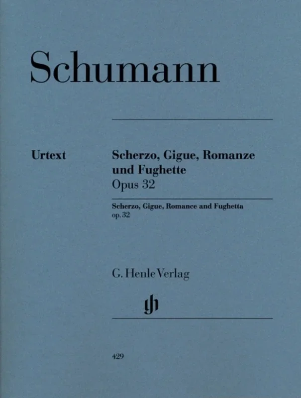 Scherzo Gigue Romance And Fughetta Op 32 (Softcover Book)