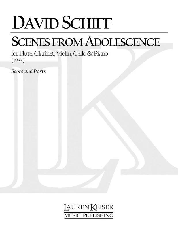 Schiff – Scenes From Adolescence Quintet Score/Parts (Pod) (Music Score/Parts)