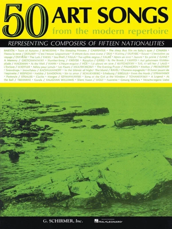 Schirmer – 50 Art Songs From The Modern Repertoire