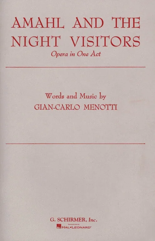Schirmer – Menotti – AmaHL Night Visitors Chorus Part