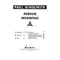 Schott Plöner Musiktag – The Evening Concert (Performance Score) Schott Series Composed by Paul Hindemith Standard