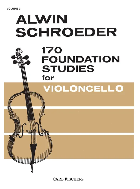 Schroeder: 170 Foundation Studies for Cello – Volume 2 (Nos. 81-137)