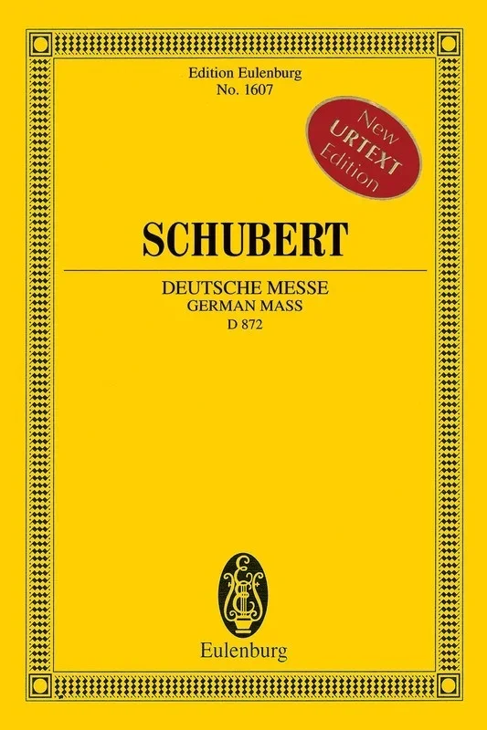 Schubert – German Mass D 872 Study Score (Softcover Book)