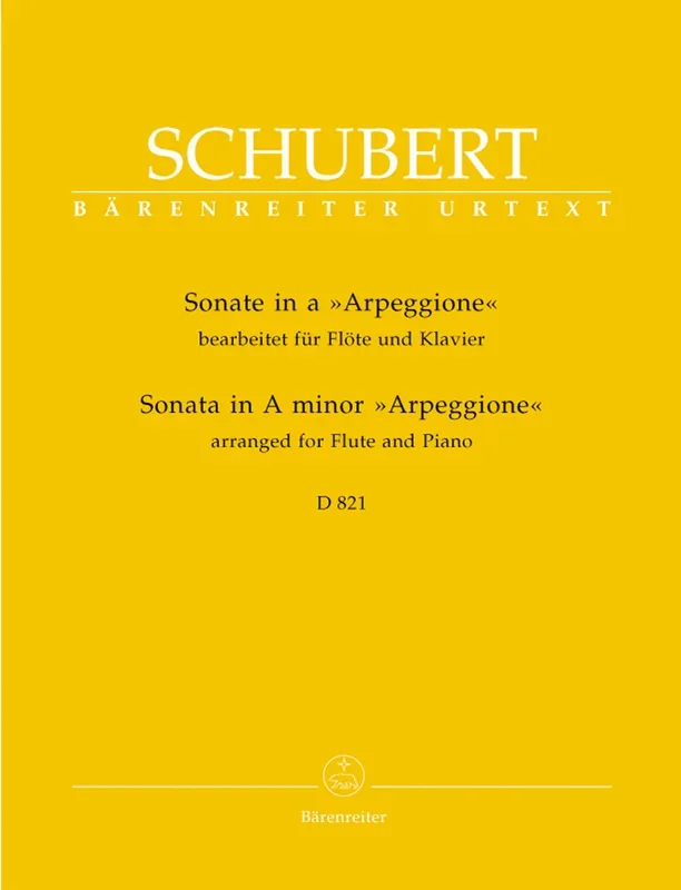 Schubert: Arpeggione Sonata, D 821 (arr. for flute)