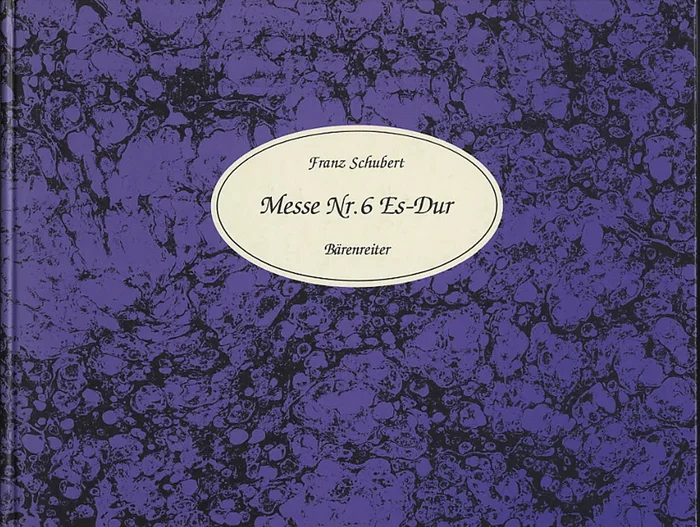 Schubert: Mass No 6 D950 Facsimile Edition – Full Score