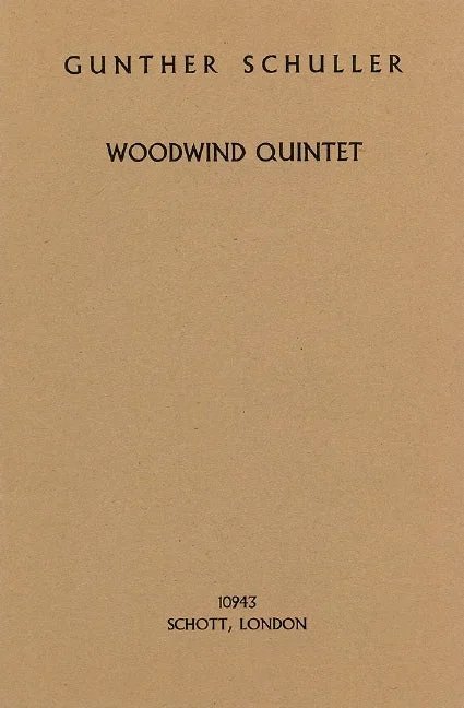 Schuller: Woodwind Quintet