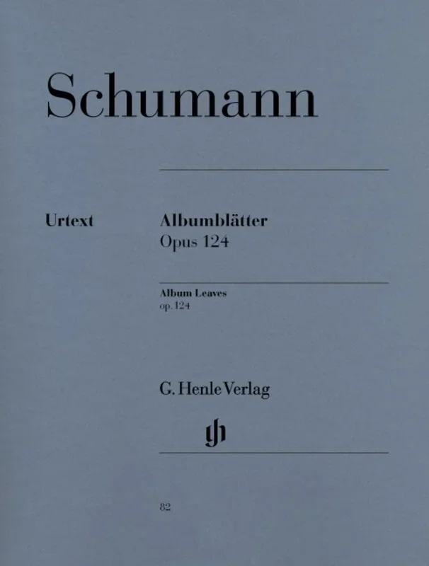 Schumann – Album Leaves Op 124 Urtext (Softcover Book)
