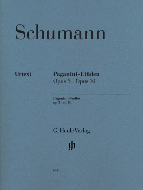 Schumann: Paganini Studies Op 3 und 10 Piano Solo