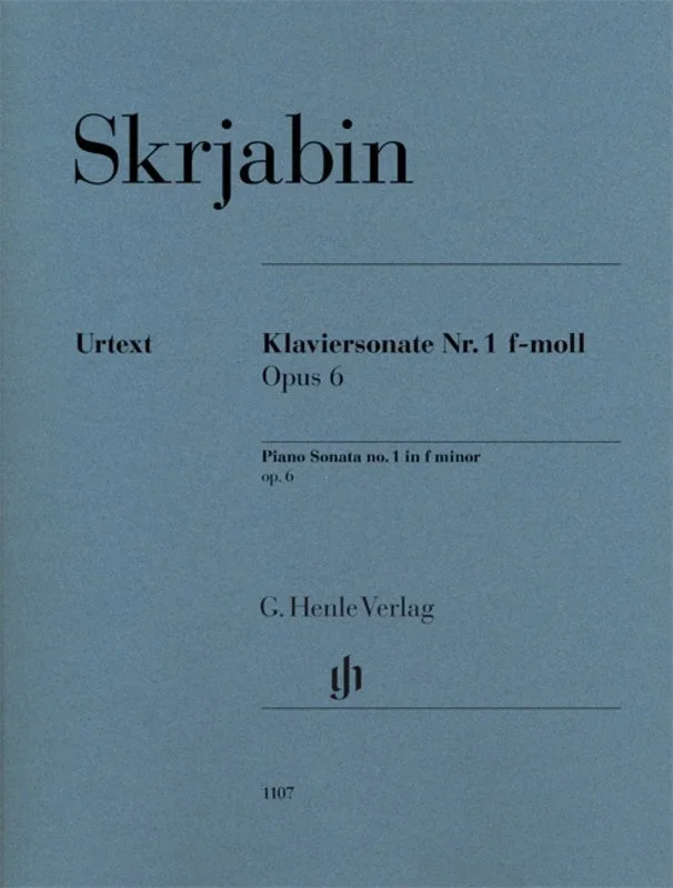 Scriabin: Piano Sonata No 1 Op 6