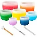 Sela Crystal Singing Bowl Chakra Set 432 Hz Standard
