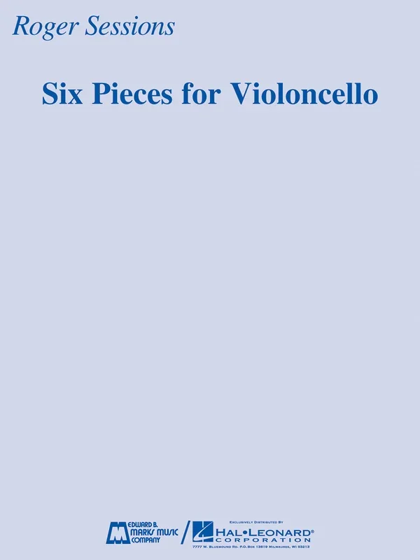 Sessions: 6 Pieces for Cello