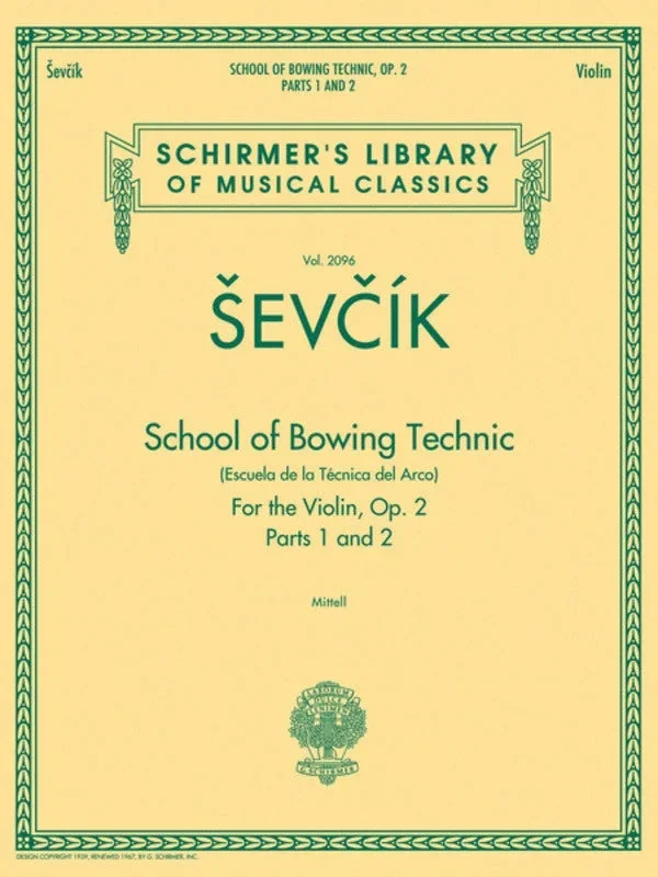 Ševčík: School of Bowing Technic (Op. 2, Parts I-II)